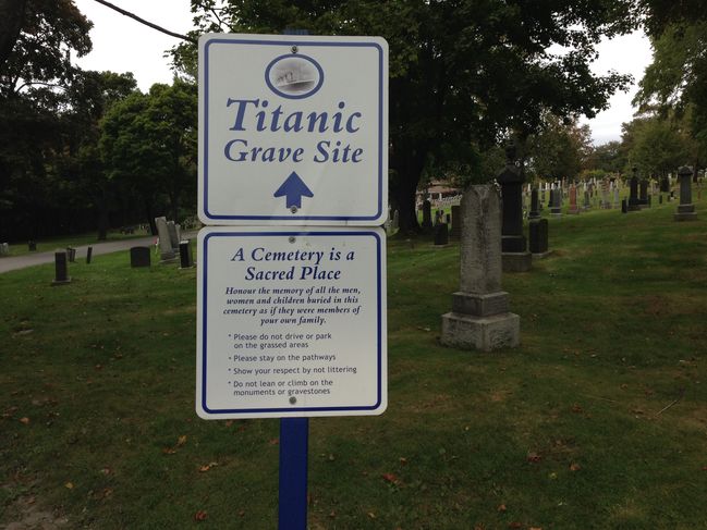 Titanic victims graveyard Halifax
