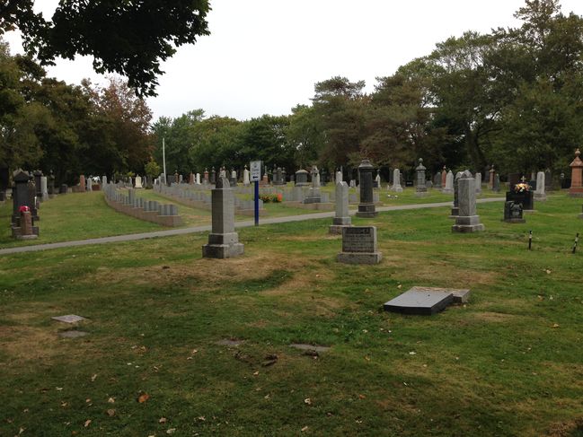 Titanic victims graveyard Halifax
