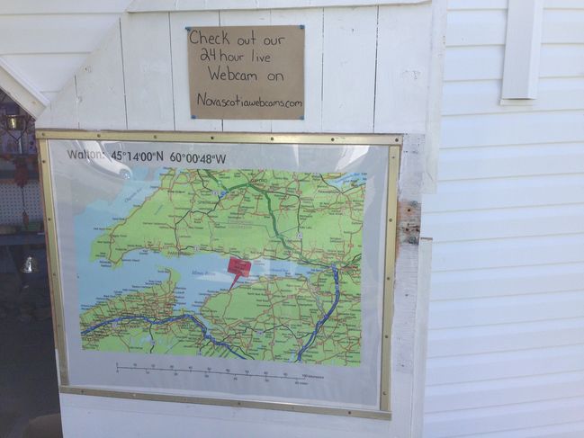 Walton, NS, home of world's highest tides
