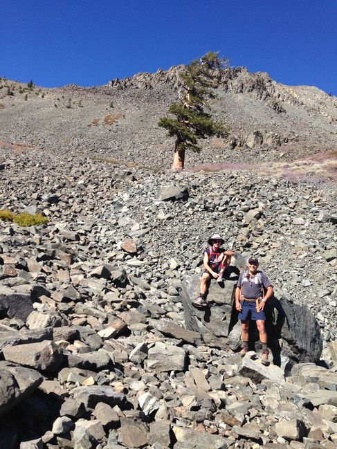 Paul and Chuck at Lone Tree on the way up
