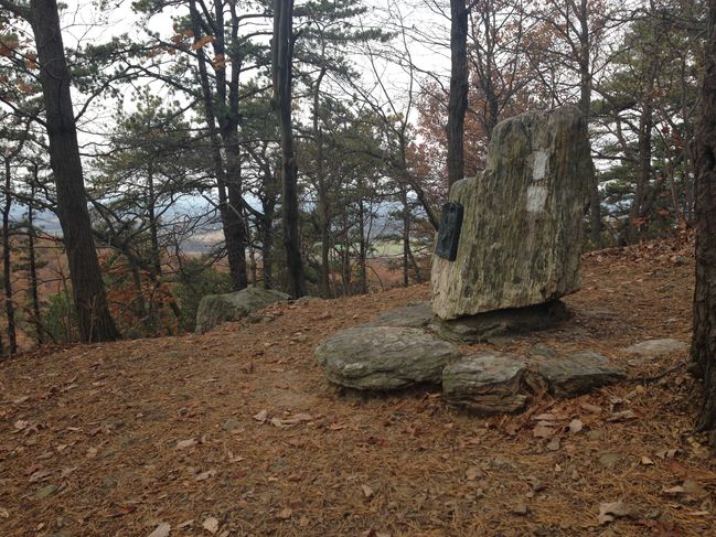 halfway marker of *original* AT route
