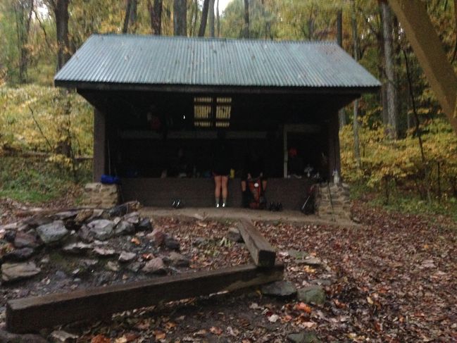 Rob Hollow Shelter VA, 10/22 morning
