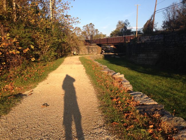 C&O Canal Friday morning early 10/24 along the Potomac in MD leaving Harpers Ferry WV
