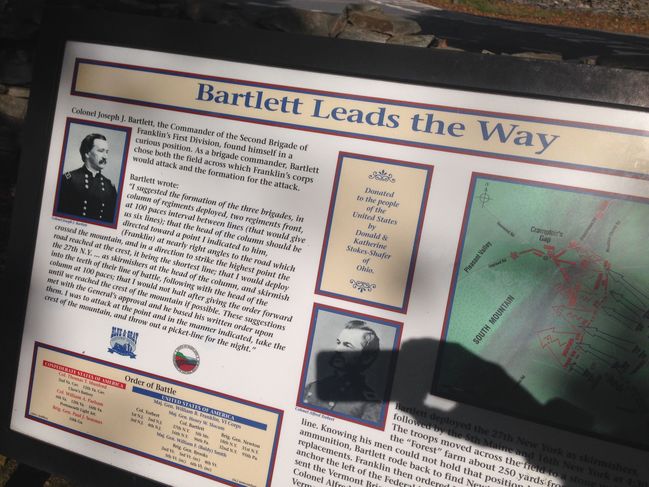 civil war site MD on the trail

