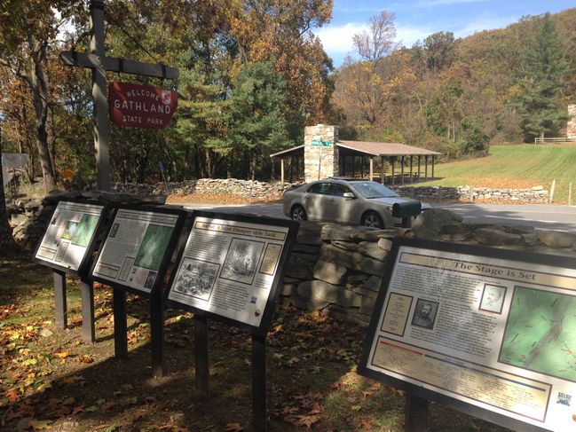 civil war site MD on the trail
