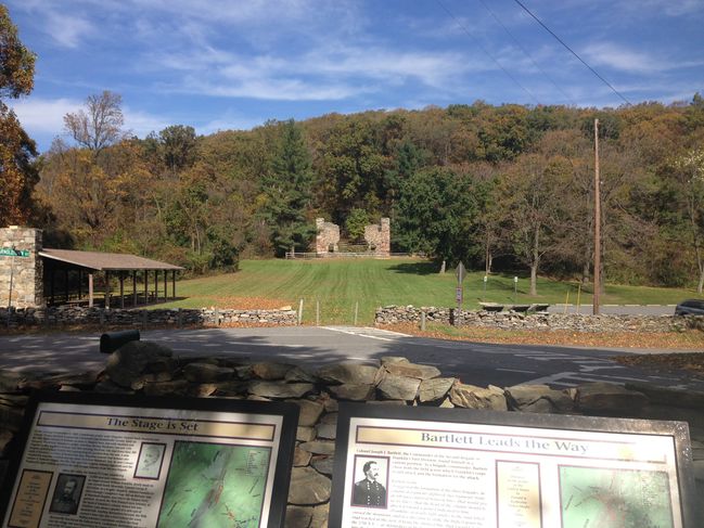 civil war site MD on the trail
