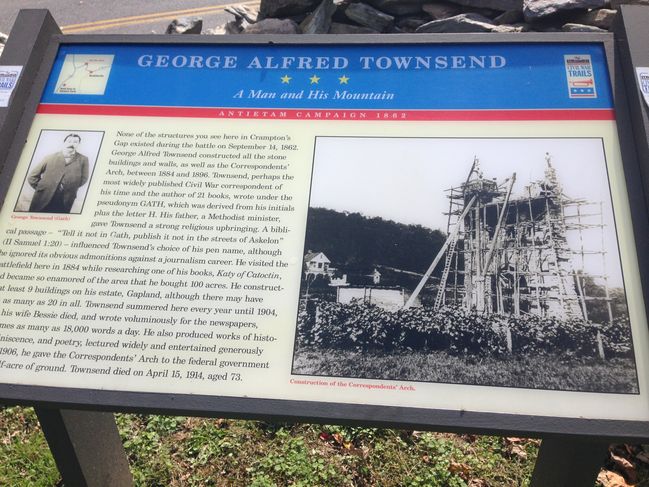 civil war site MD on the trail
