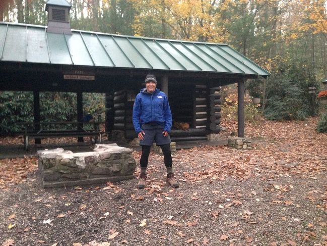 Quarry Shelter PA 10/26 upon arriving
