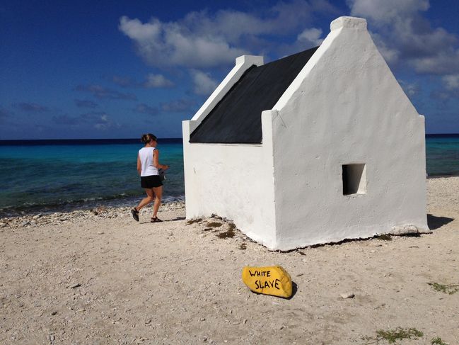 white slave huts

