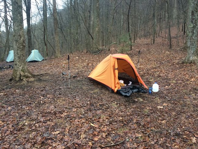 First morning wake-up! (Cooper Gap)

