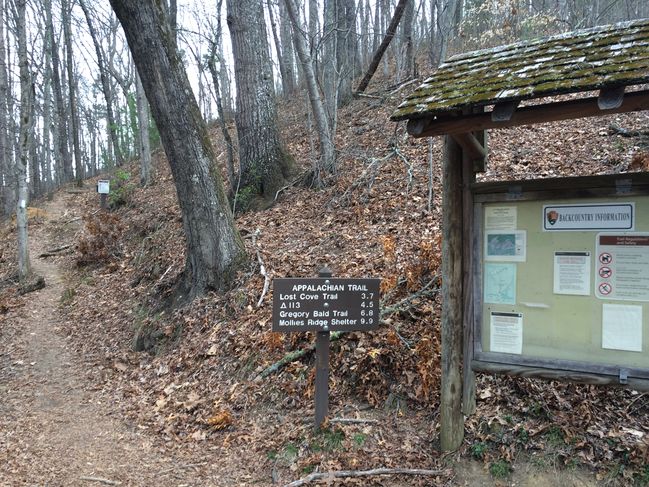 entering Great Smoky Mtn. National Park w/permit
