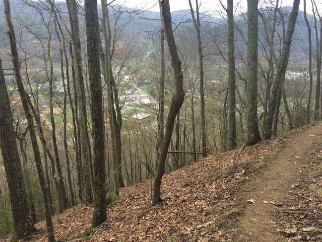 4/8/15 descending into  Hot Springs, NC
