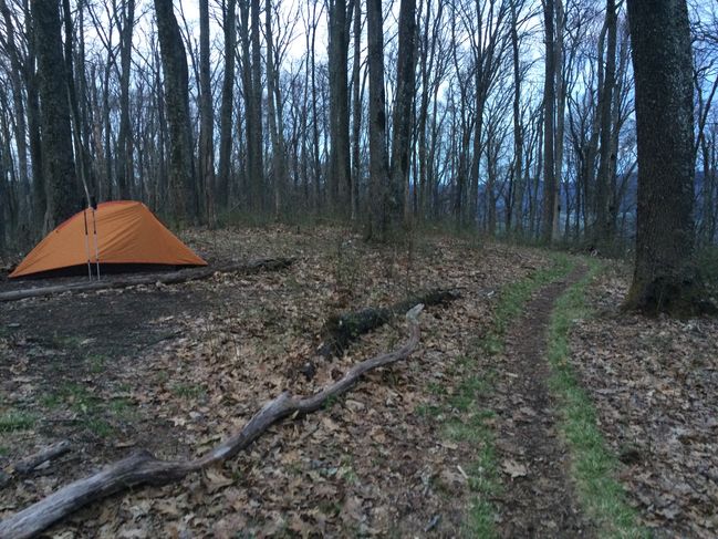 camp night before Damascus (4/17)
