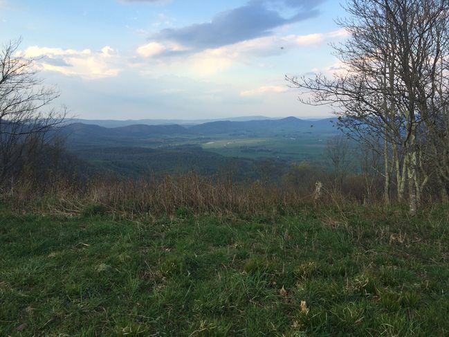 Tenting near Chesnut Knob Shelter
