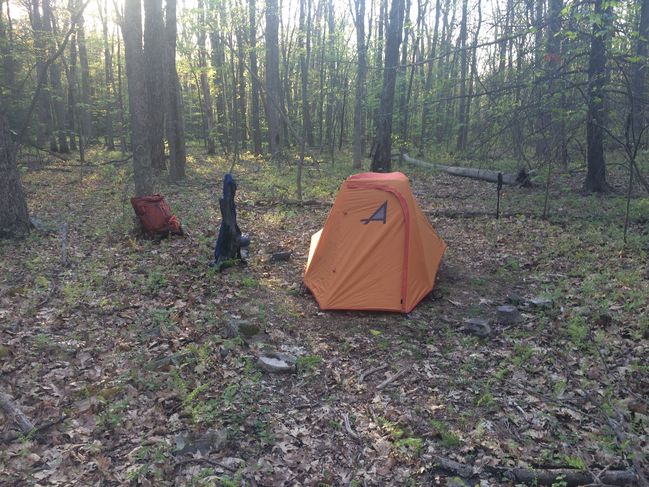 stealth camping @ mile 654
