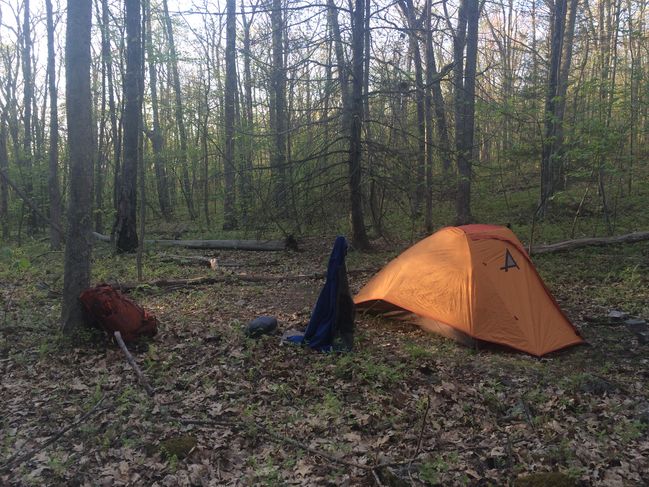 stealth camping @ mile 654
