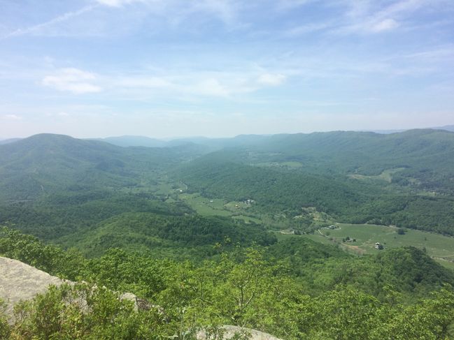 North of McAfee's Knob
