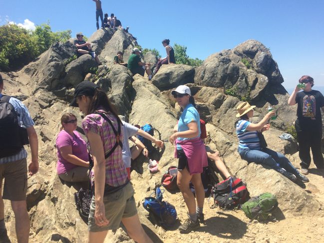 Day hikers...tsk, tsk
