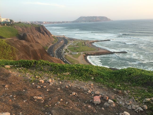 Lima, Peru seashore walk
