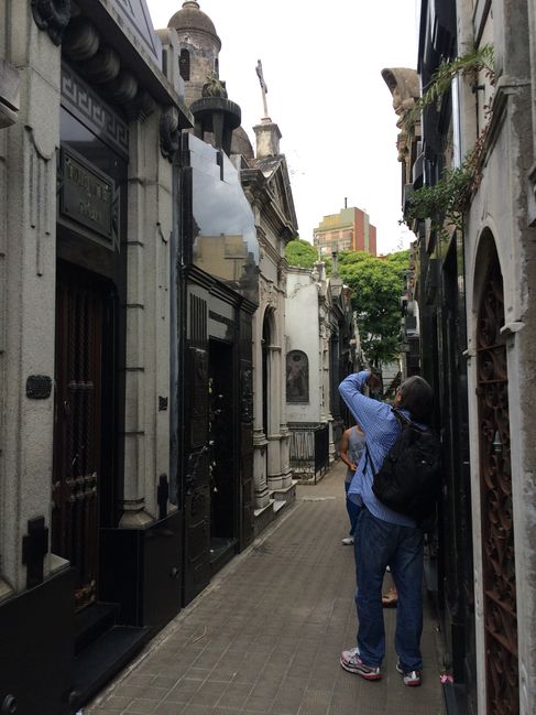 Eva Peron's grave in Buenos Aires

