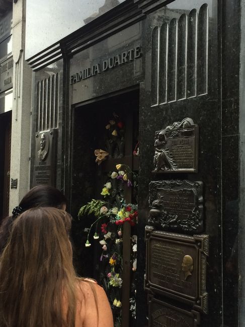 Eva Peron's grave
