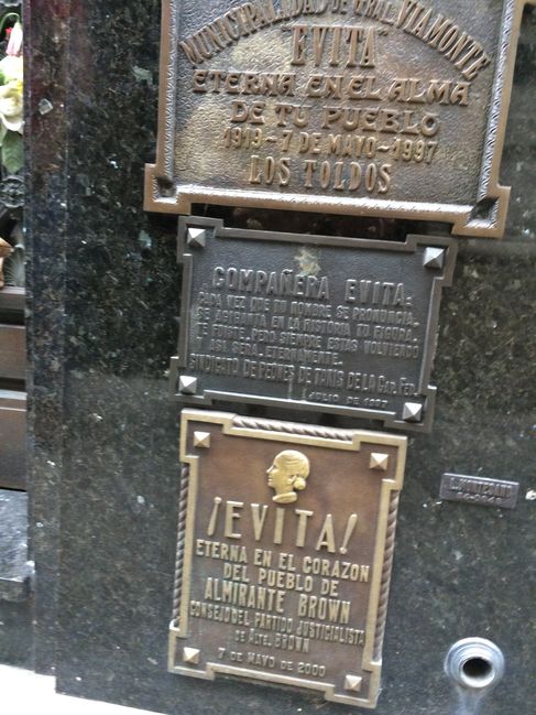 Eva Peron's grave
