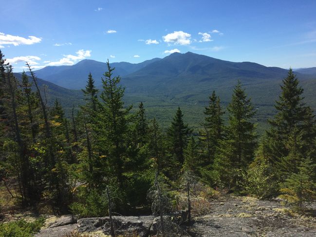 View of Washington from ledges during descent
