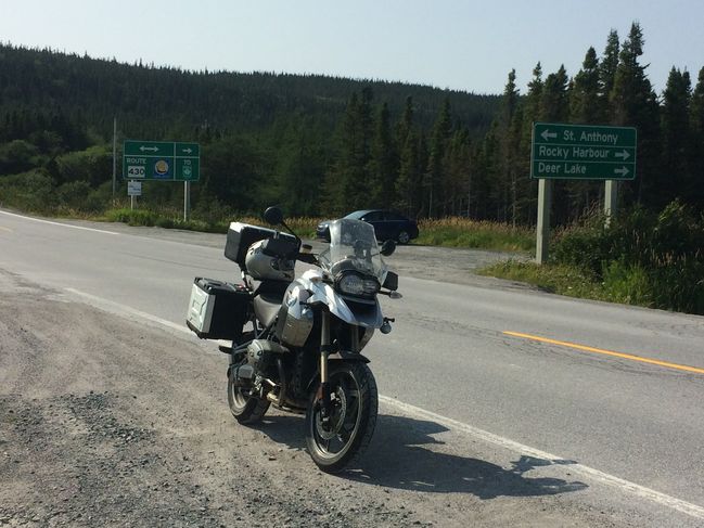 Heading north to L'Anse Aux Meadows 8/29
