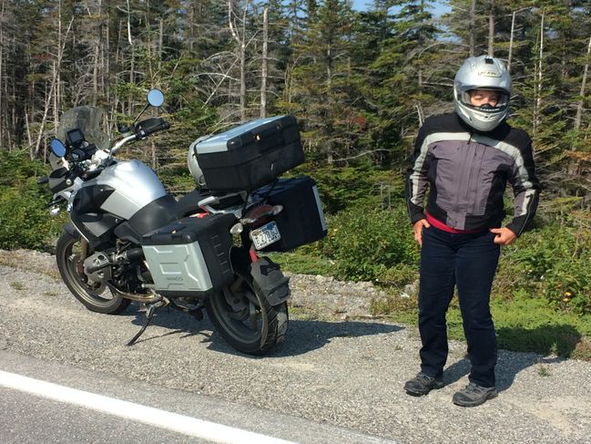 Driving south from L'Anse aux Meadows, 8/30/17
