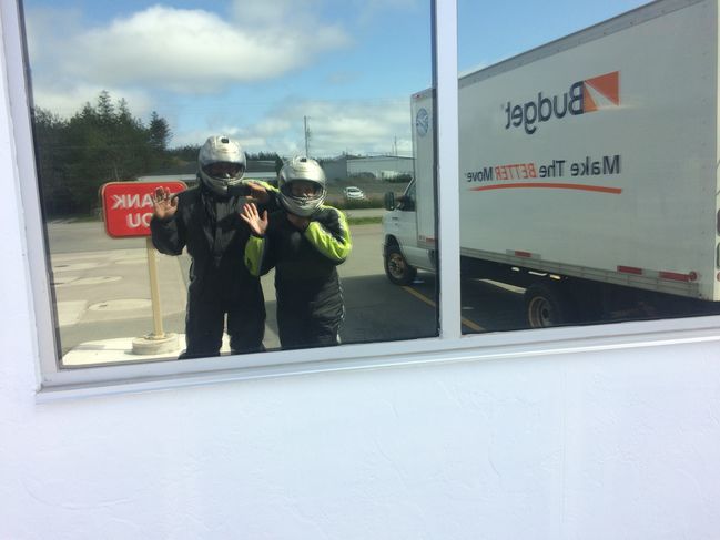 driving south from Gander
