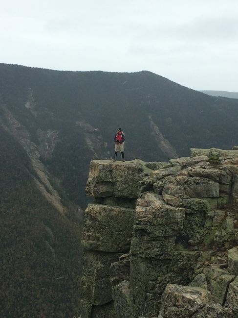 Peter on Bondcliff
