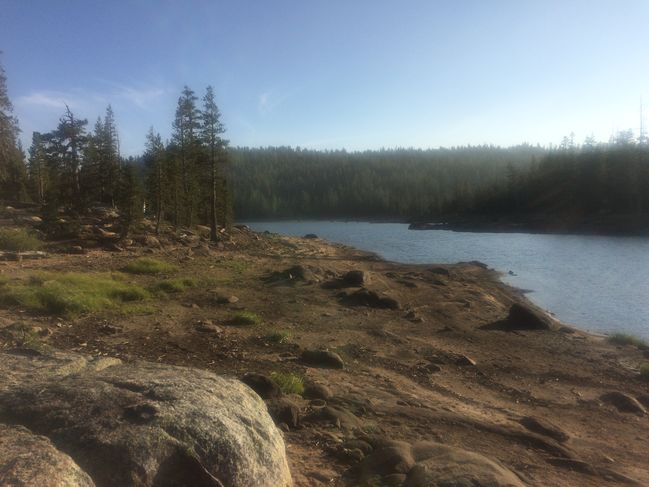 8/19 campsite on Tamarack Lake
