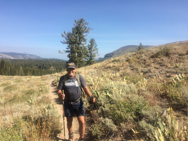 8/21 Bill joins me for 2 miles of meadow hiking heading north from Hwy 88
