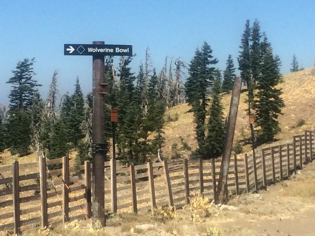 8/24 traversing Alpine Meadows ski area
