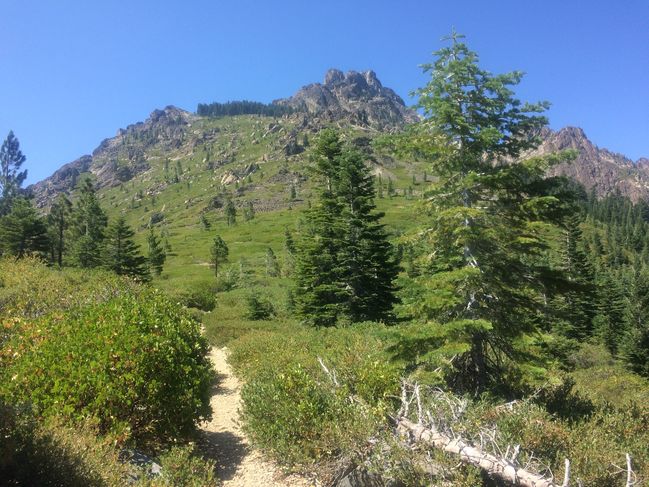 climbing  up Sierra Buttes 8/28/18
