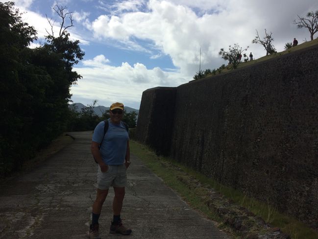 Guadeloupe - climb to old fortress
