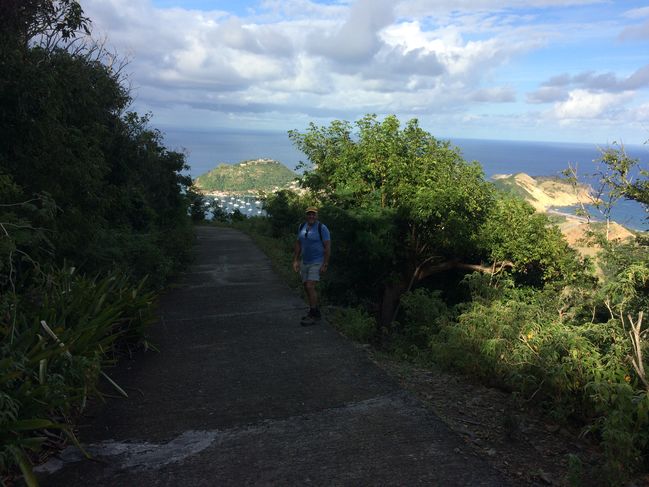 Guadeloupe - Le Chameau climb
