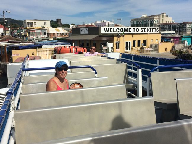 Local ferry from St. Kitts to Nevis
