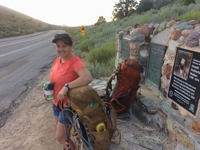 8/9/19 starting hiking from Walker Pass 6:40am
