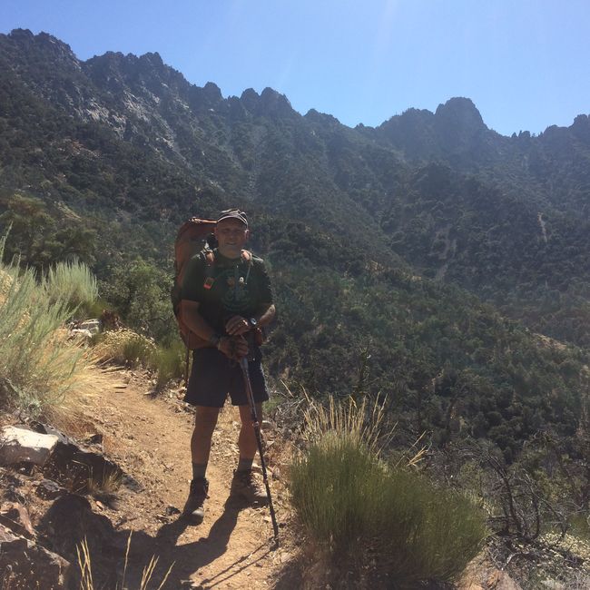 8/1019 hiking from Spanish Needle Creek to Chimney Creek
