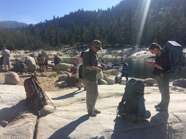 8/23 leave Vermillion Valley Ferry landing to resume PCT

