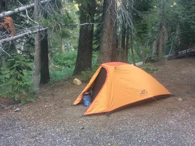 8/24 Campsite Middle Fk. San Joaquin River
