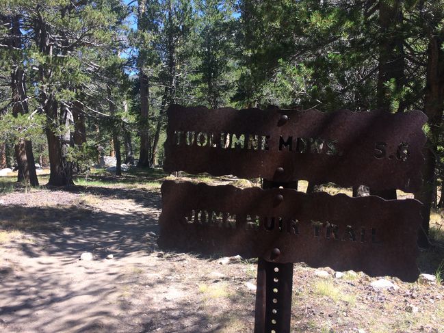 8/26/19 First sign for Tuolumne Meadows
