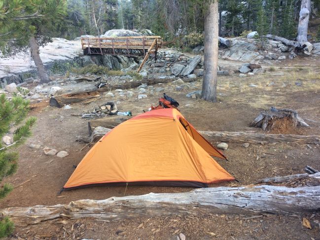 10/7/19 tentsite at Walker River Bridge

