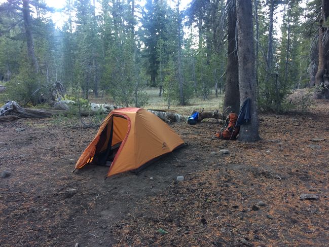 10/9/19 tentsite - 15F degrees that night - no sleep
