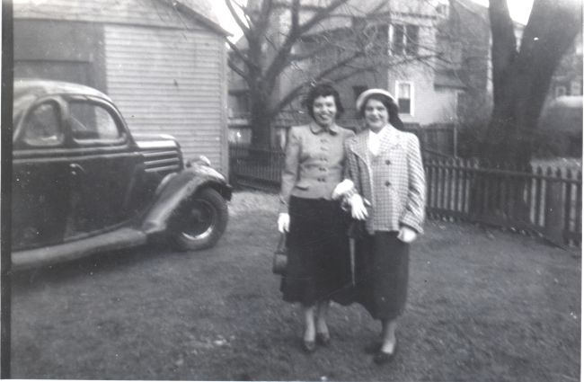 Ethelynne and Barbara Easter, late 1940's
