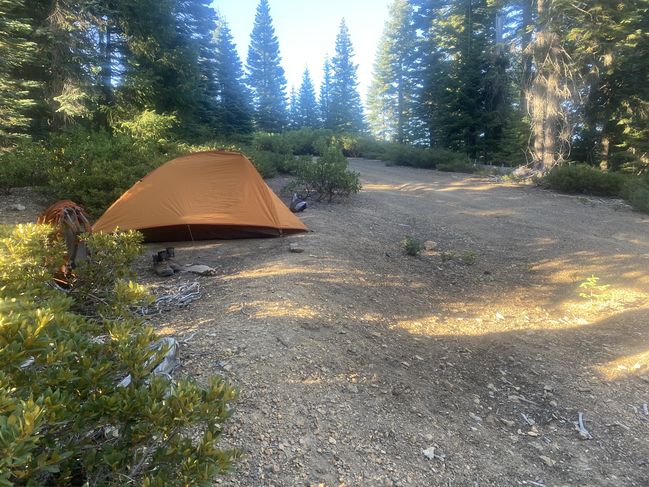8/13/20 Campsite at Gold Creek on Forest Service Road
