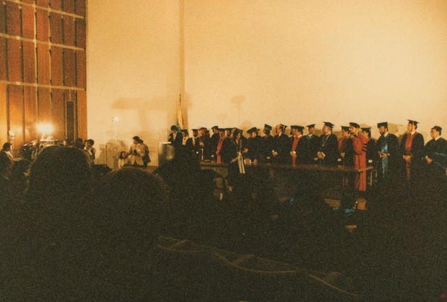 Helen's MBA graduation from IESA (Instituto de Estudios Superiores de Administracion) May 1985
