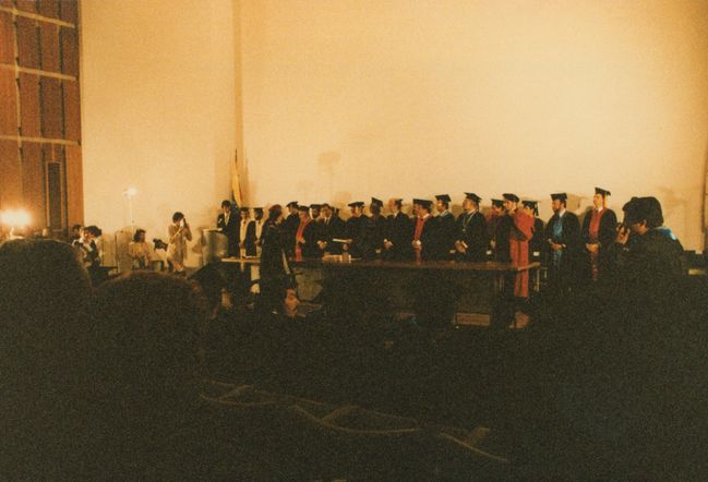 Helen's MBA graduation from IESA (Instituto de Estudios Superiores de Administracion) May 1985
