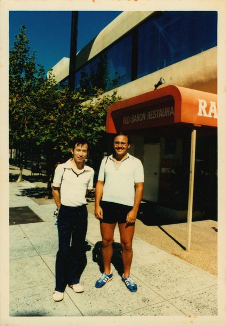 Paul and Japanese DEC colleague in Sydney during 1978 Asia business trip
